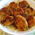 はるたんママ0727's cooksnap of when they made 豆腐と鶏ミンチの落とし焼き(枝豆入り).