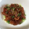 aochun's cooksnap of when they made 旨い！マグロユッケ.