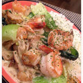 so3crombie's cooksnap of when they made 旨！海老と帆立の和風クリームソース丼.