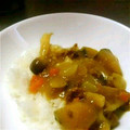 まつまつ☆55's cooksnap of when they made 簡単かぼちゃと、きのこのカレー.