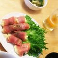 aska00a's cooksnap of when they made ポテトサラダ生ハム巻き♡おつまみ.