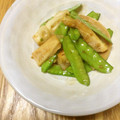 ひつじ・×・'s cooksnap of when they made 筍とスナップえんどうのオイスタソース炒め.