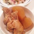 ＠ふじこちん's cooksnap of when they made 鶏手羽肉と大根のこってり煮.