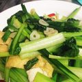 あゆみ1234's cooksnap of when they made 副菜に♪小松菜の和風ペペロンチーノ炒め.
