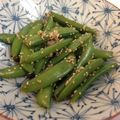 たいちゃ〜ん's cooksnap of when they made スナップエンドウの胡麻和え.