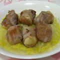 はやみちゃん's cooksnap of when they made 高野豆腐の豚肉巻き煮.