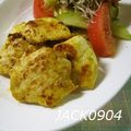 JACK0904's cooksnap of when they made 鶏胸肉のマヨカレー焼き.