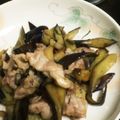 いるかくゆら's cooksnap of when they made 豚肉とナスの梅しょう油炒め.