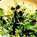 あやのごん's cooksnap of when they made シャキシャキ大根と水菜の海苔サラダ♫.