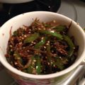 小石川あや's cooksnap of when they made シンプル✿ピーマンとじゃこの炒め物.