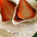 ぷりたん。's cooksnap of when they made レンジでやわらかいちご大福.