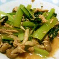 Lycheesoda's cooksnap of when they made 小松菜としめじのツナ和え.