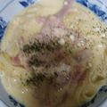 まゅ＠たん's cooksnap of when they made 我が家定番のカルボナーラ♪.