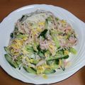 うーごん's cooksnap of when they made 簡単♪そうめんの酢の物☆ﾊﾑ玉子ｷｭｳﾘ.
