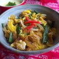 NAGANO久留米's cooksnap of when they made とろ～り　シメジとニラの豚丼.