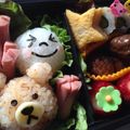 あきちんTTN's cooksnap of when they made LINE キャラ弁☆彡.