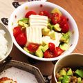 よこもす's cooksnap of when they made 豆腐とアボカドトマトの和風おつまみ.