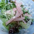 ケンキチ's cooksnap of when they made ハムと貝割れとレタスのサラダ.