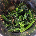 MERUFU's cooksnap of when they made 簡単すぎるほうれん草ゴマ和え.