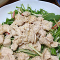 さやぴんmama's cooksnap of when they made ◆水菜ときゅうりの棒棒鶏風サラダ♬.