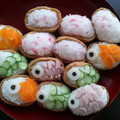 9milian's cooksnap of when they made 子供の日☆こいのぼりのおいなりさん.