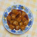 かふぇmomo's cooksnap of when they made 冷凍肉団子で簡単ﾐｰﾄﾎﾞｰﾙ☆.