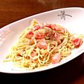 さおりらっくま's cooksnap of when they made ほうれん草、トマト、チーズのパスタ.
