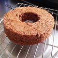 meg1979's cooksnap of when they made ノンオイル♪抹茶おからシフォン.