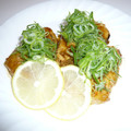 monemaruku's cooksnap of when they made かじきの柚子胡椒レモンソース♪.