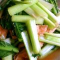 kam嫁's cooksnap of when they made 簡単☆小松菜と油揚げの煮浸し.