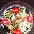 チャメゾウ's cooksnap of when they made 美味しく節約！もやしとキュウリのナムル.