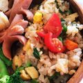 ごまちゅん's cooksnap of when they made 一歳半の鮭チャーハン.