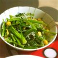 菜ァちゃん's cooksnap of when they made ほうれん草とコーン・しらすのサラダ.