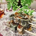 haruるんるん♪'s cooksnap of when they made 揚げ焼き生麩～みたらしソースがけ.