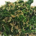 おやつ缶's cooksnap of when they made 人参の葉のオリーブ炒め.