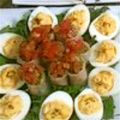 kanarecpi's cooksnap of when they made 簡単★ツナの生春巻きかけトマ♪.
