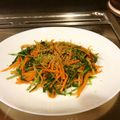 まねまね大好き's cooksnap of when they made 【簡単！】水菜とにんじんのウェイバー炒め.