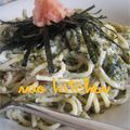 nao2008's cooksnap of when they made キャラ弁で残った海苔救済♫明太海苔パスタ.