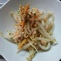 かっちゃん5296's cooksnap of when they made もやしとツナのマヨぽん和え.