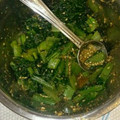 のぶ母さん's cooksnap of when they made 小松菜　すり胡麻のおひたし.