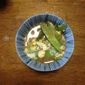 たんぽぽみーちゃん's cooksnap of when they made 絹さやの卵とじ.