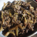 虹のこぶた's cooksnap of when they made 牛ごぼうときのこの炒め煮.