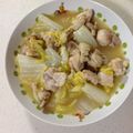 広島大好き's cooksnap of when they made シャキシャキ白菜と鶏肉塩麹の蒸し焼き.