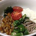 まよりちゃん's cooksnap of when they made ✿栄養満点！ネバネバおろしそば✿.