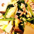 yukabocha's cooksnap of when they made ベーコンとほうれん草の炒め.