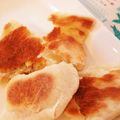 きなコッコ's cooksnap of when they made カレーに♪簡単手捏ねナン.