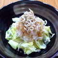 さやねぇ☆'s cooksnap of when they made ＊簡単キャベツの大根おろしのせ＊.