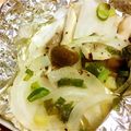 こうぎー's cooksnap of when they made 鯛とエビベーコンのグリル　白ワイン風味.
