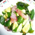 ASシュガー's cooksnap of when they made いろいろ食感が楽しい☆おさしみサラダ.