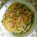 Union283's cooksnap of when they made きゅうりとハムの春雨サラダ②.